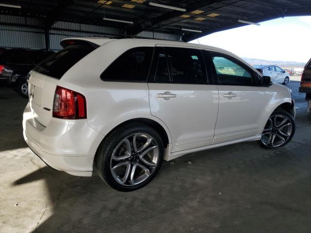 2FMDK3AK2DBC34377 - 2013 FORD EDGE SPORT WHITE photo 3