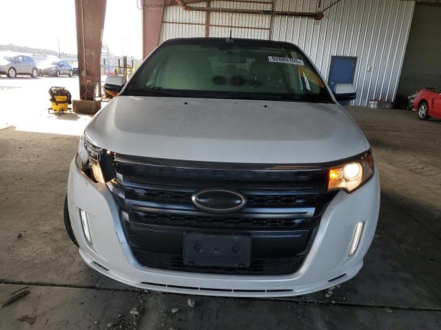 2FMDK3AK2DBC34377 - 2013 FORD EDGE SPORT WHITE photo 5