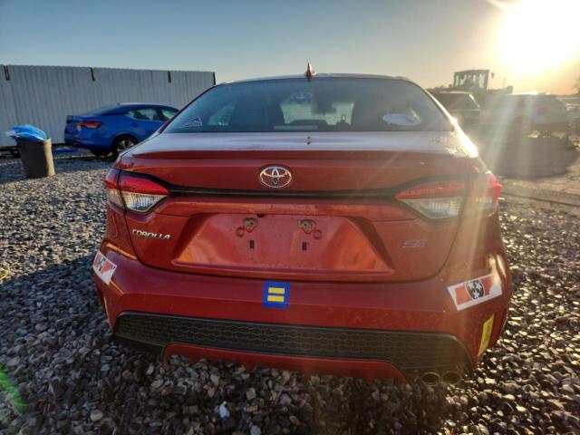 5YFS4RCEXLP047863 - 2020 TOYOTA COROLLA SE RED photo 6