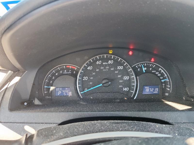 4T4BF1FK3CR184595 - 2012 TOYOTA CAMRY BASE ნაცრისფერი ფოტო 9