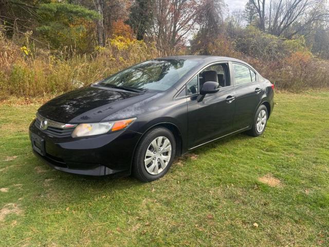 2HGFB2F50CH604149 - 2012 HONDA CIVIC LX Schwarz Foto 2