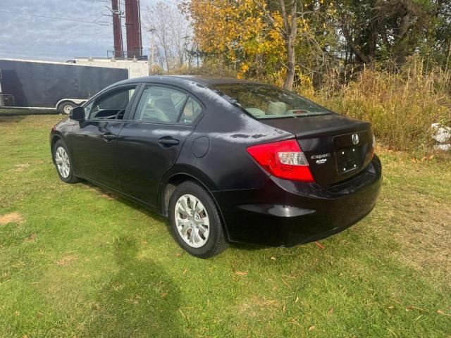 2HGFB2F50CH604149 - 2012 HONDA CIVIC LX Schwarz Foto 3