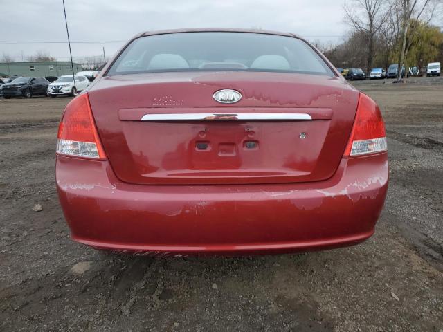 KNAFE121485545931 - 2008 KIA SPECTRA EX 红色 照片 6