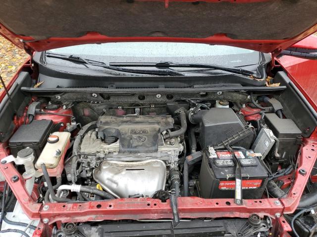 JTMRFREV4GJ099554 - 2016 TOYOTA RAV4 XLE RED photo 12