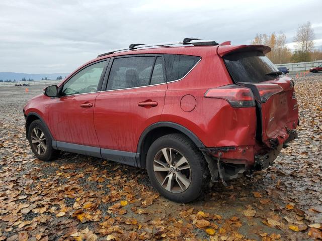 JTMRFREV4GJ099554 - 2016 TOYOTA RAV4 XLE RED photo 2
