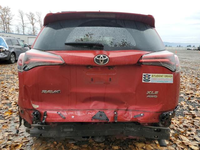 JTMRFREV4GJ099554 - 2016 TOYOTA RAV4 XLE RED photo 6