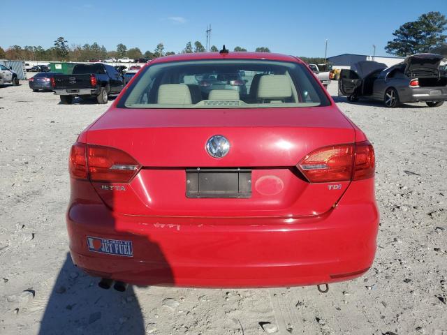 3VWLL7AJ6DM241517 - 2013 VOLKSWAGEN JETTA TDI წითელი ფოტო 6