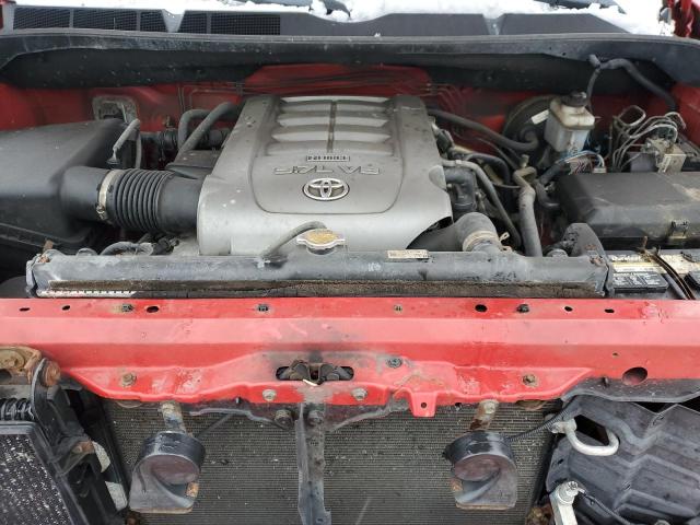 5TBBV54197S455987 - 2007 TOYOTA TUNDRA DOUBLE CAB SR5 RED photo 11