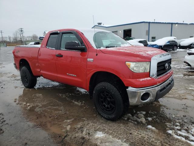 5TBBV54197S455987 - 2007 TOYOTA TUNDRA DOUBLE CAB SR5 RED photo 4