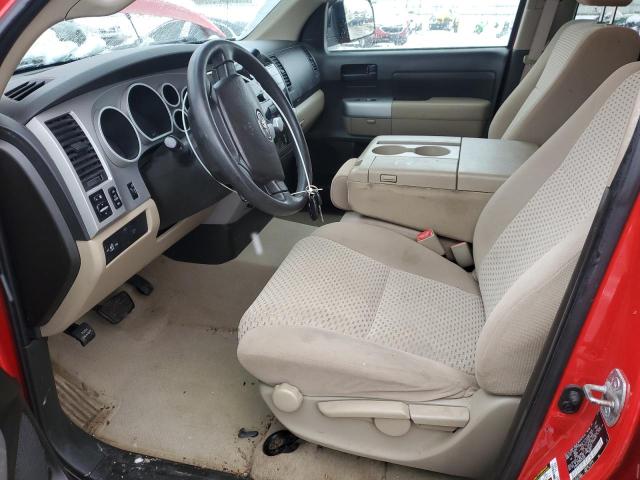 5TBBV54197S455987 - 2007 TOYOTA TUNDRA DOUBLE CAB SR5 RED photo 7