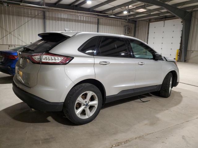2FMPK4G99JBC40485 - 2018 FORD EDGE SE SILVER photo 3