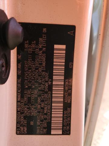 5TDZA3EH8CS022849 - 2012 TOYOTA HIGHLANDER BASE Սպիտակ լուսանկար 14