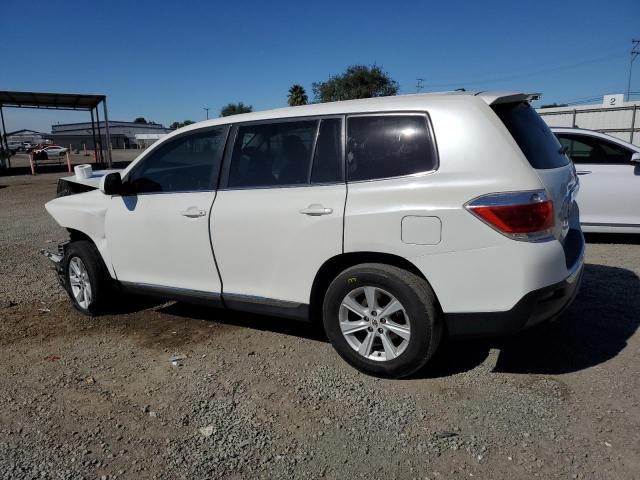 5TDZA3EH8CS022849 - 2012 TOYOTA HIGHLANDER BASE Սպիտակ լուսանկար 2