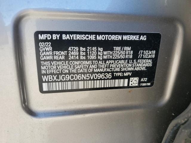 WBXJG9C06N5V09636 - 2022 BMW X1 XDRIVE28I GOLD photo 13