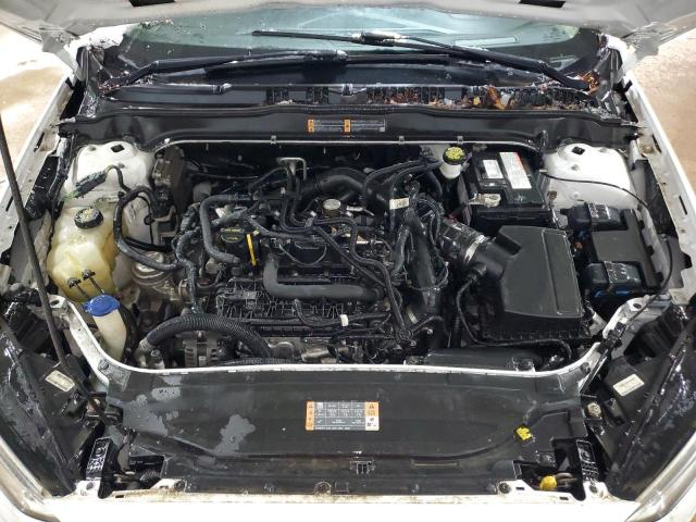 3FA6P0CD9KR138424 - 2019 FORD FUSION SEL WHITE photo 11