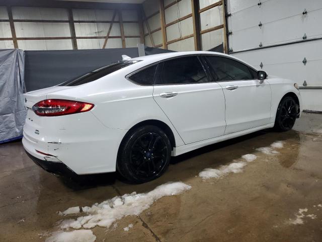 3FA6P0CD9KR138424 - 2019 FORD FUSION SEL WHITE photo 3