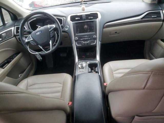 3FA6P0CD9KR138424 - 2019 FORD FUSION SEL WHITE photo 8