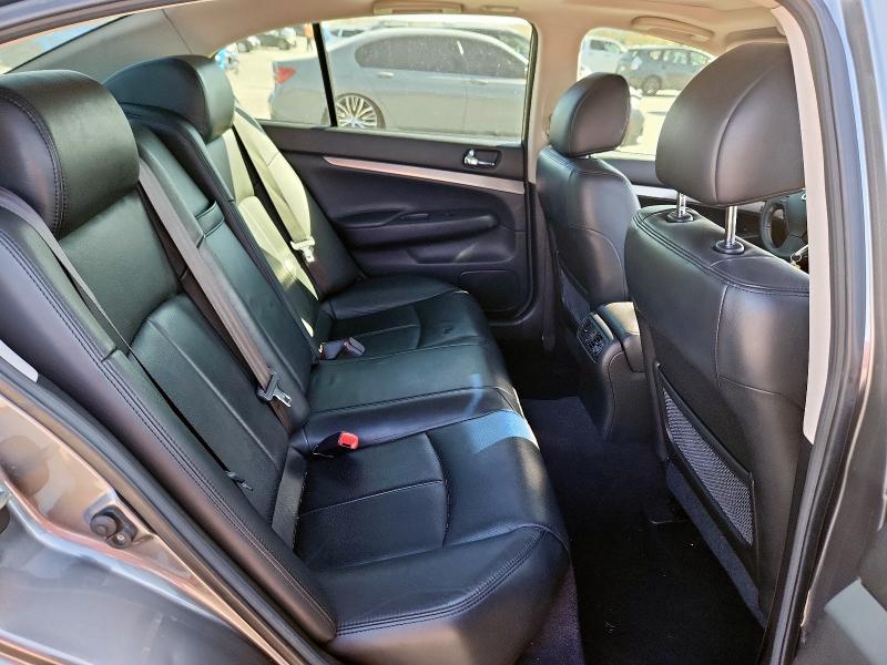 JN1CV6APXDM725720 - 2013 INFINITI G37 BASE GRAY photo 10