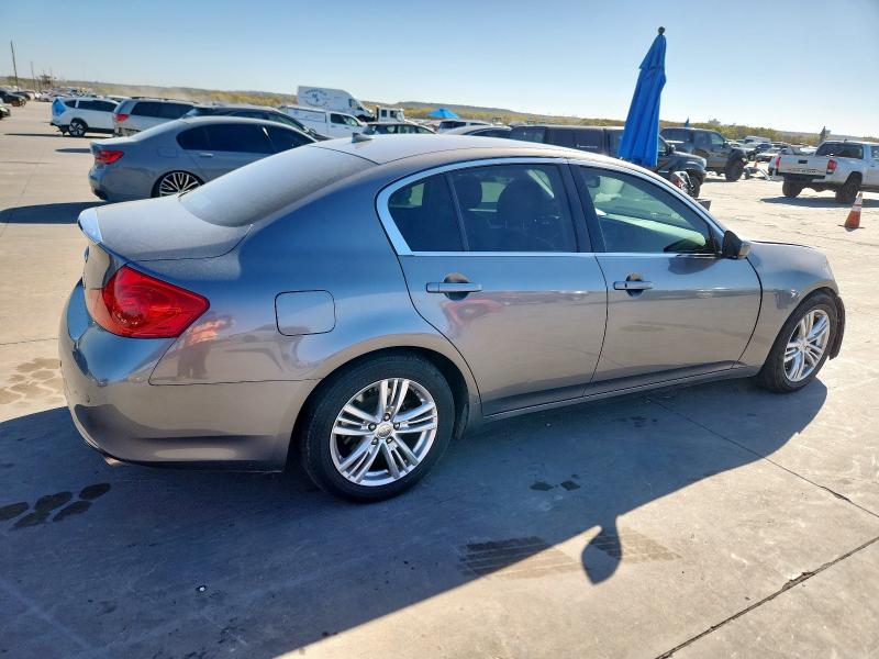 JN1CV6APXDM725720 - 2013 INFINITI G37 BASE GRAY photo 3