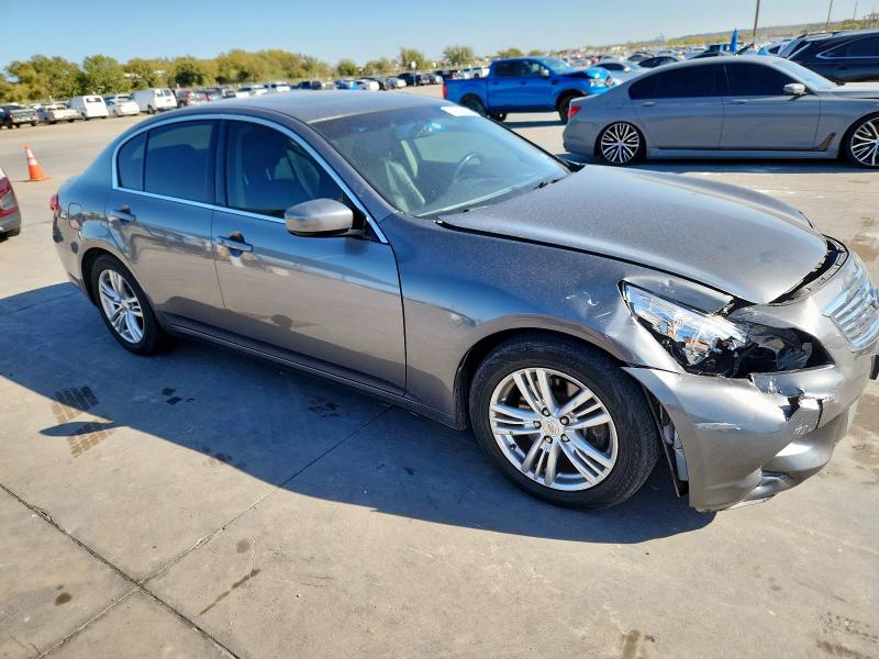 JN1CV6APXDM725720 - 2013 INFINITI G37 BASE GRAY photo 4