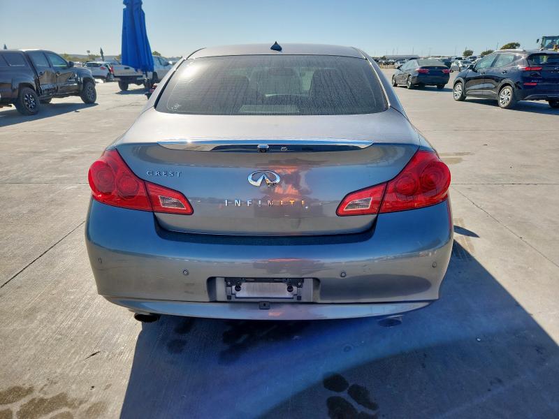 JN1CV6APXDM725720 - 2013 INFINITI G37 BASE GRAY photo 6