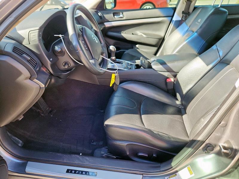 JN1CV6APXDM725720 - 2013 INFINITI G37 BASE GRAY photo 7