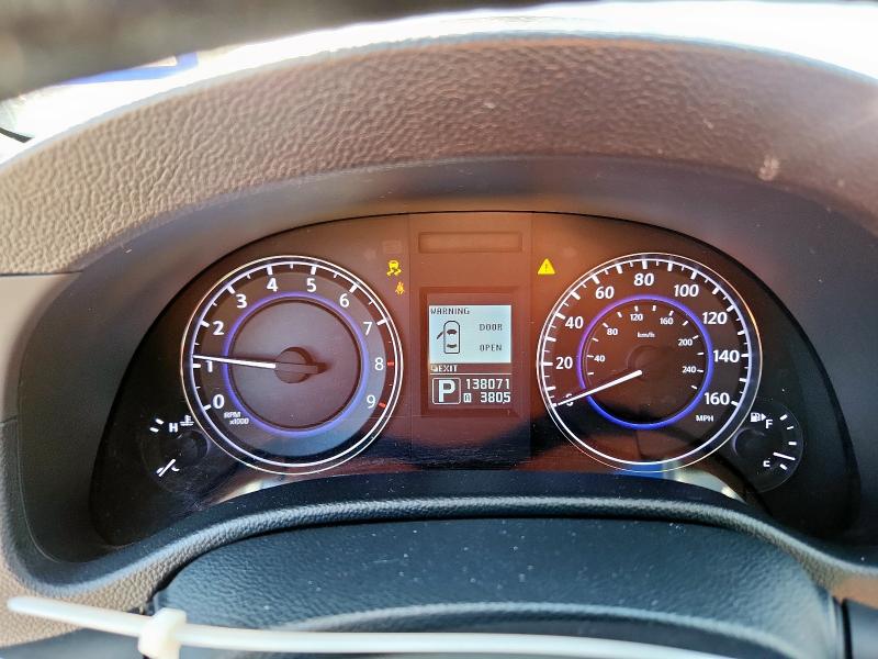 JN1CV6APXDM725720 - 2013 INFINITI G37 BASE GRAY photo 9