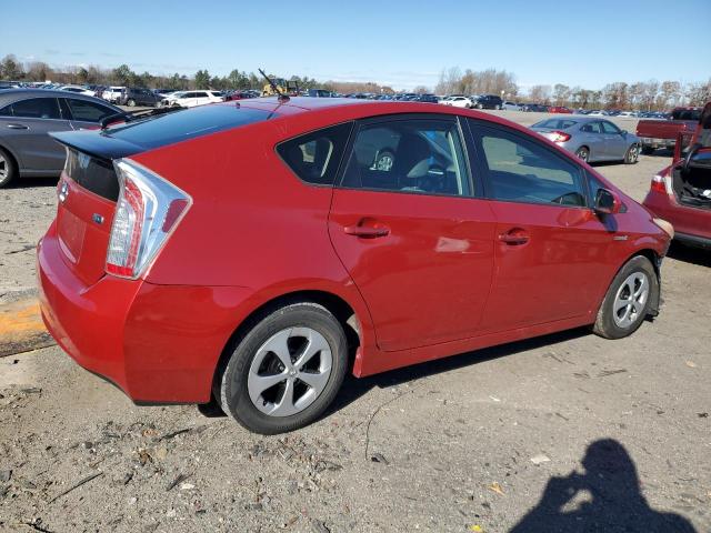 JTDKN3DU7D1625763 - 2013 TOYOTA PRIUS RED photo 3