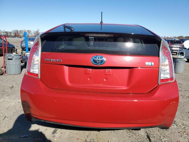 JTDKN3DU7D1625763 - 2013 TOYOTA PRIUS RED photo 6