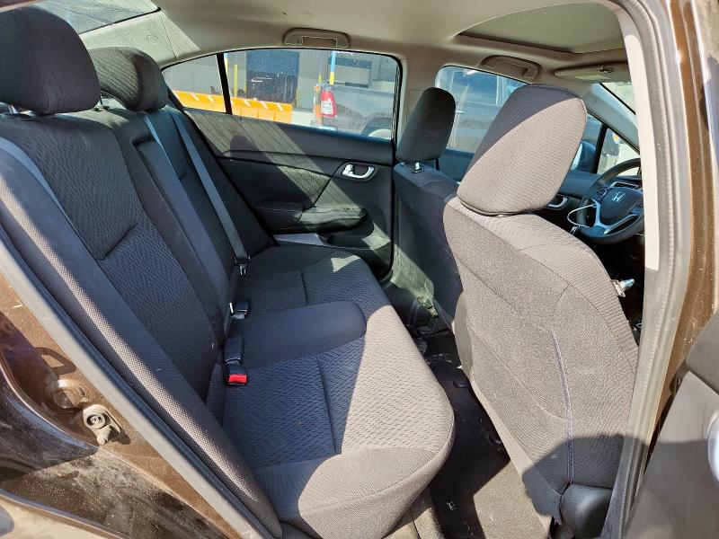 2HGFB2F81EH547392 - 2014 HONDA CIVIC EX BLACK photo 10