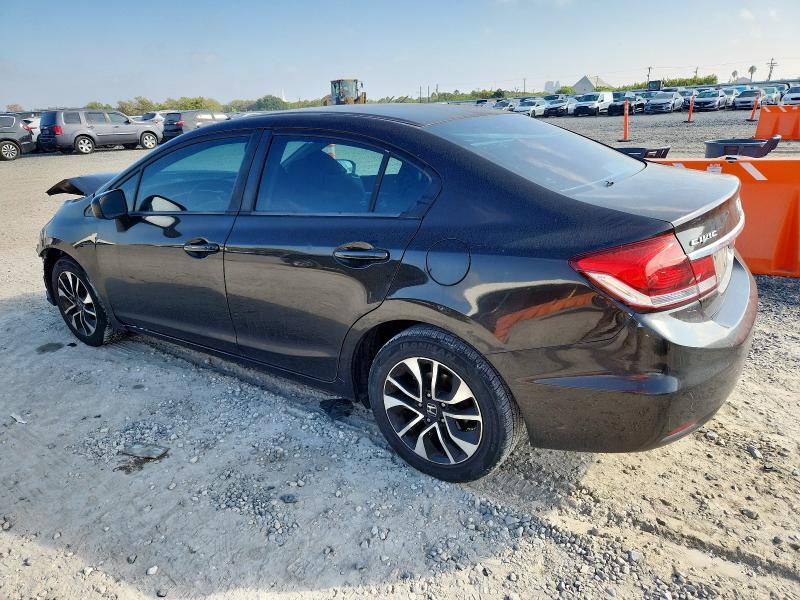 2HGFB2F81EH547392 - 2014 HONDA CIVIC EX BLACK photo 2