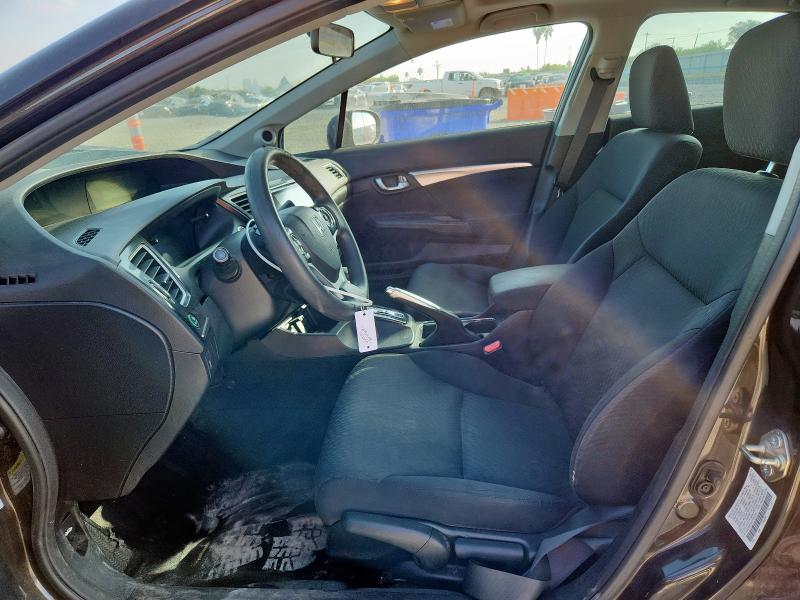 2HGFB2F81EH547392 - 2014 HONDA CIVIC EX BLACK photo 7