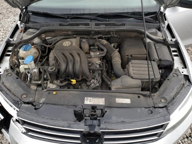 3VW2K7AJ7FM358072 - 2015 VOLKSWAGEN JETTA BASE GRAY photo 11