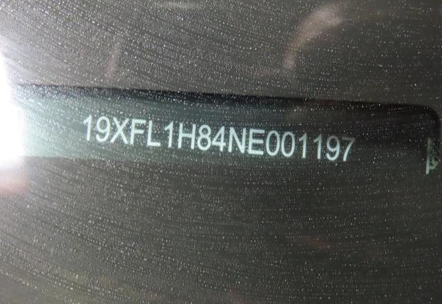 19XFL1H84NE001197 - 2022 HONDA CIVIC SPORT TOURING GRAY photo 10