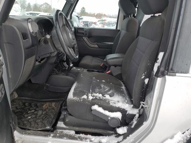 1C4AJWAG3CL266485 - 2012 JEEP WRANGLER SPORT 银色 照片 7