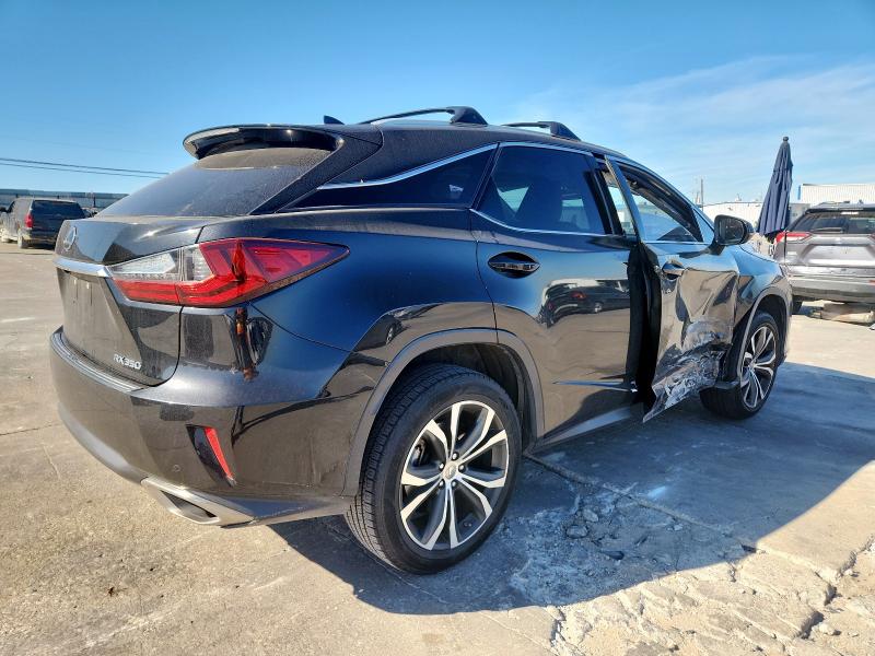 2T2ZZMCA0HC037281 - 2017 LEXUS RX 350 BASE BLACK photo 3