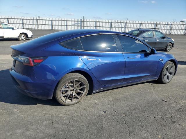 5YJ3E1EA4PF574246 - 2023 TESLA MODEL 3 蓝色 照片 3