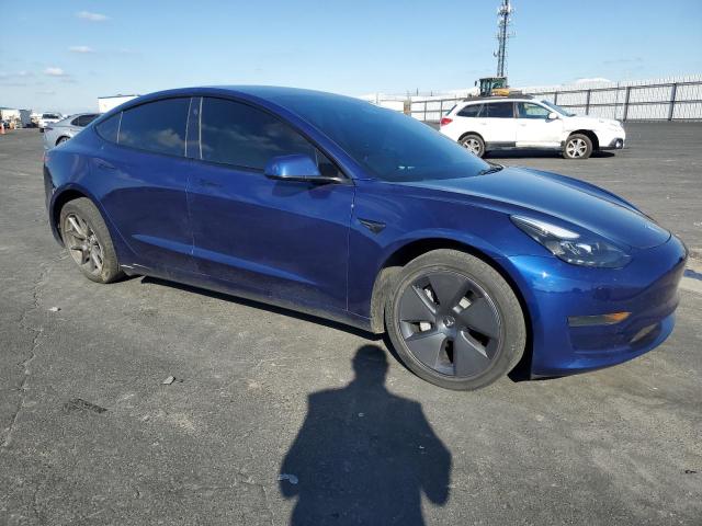 5YJ3E1EA4PF574246 - 2023 TESLA MODEL 3 蓝色 照片 4