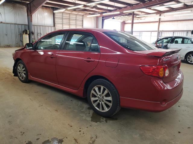 1NXBU40E79Z135414 - 2009 TOYOTA COROLLA BASE ბურგუნდია ფოტო 2