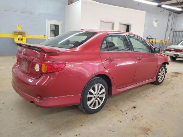 1NXBU40E79Z135414 - 2009 TOYOTA COROLLA BASE ბურგუნდია ფოტო 3