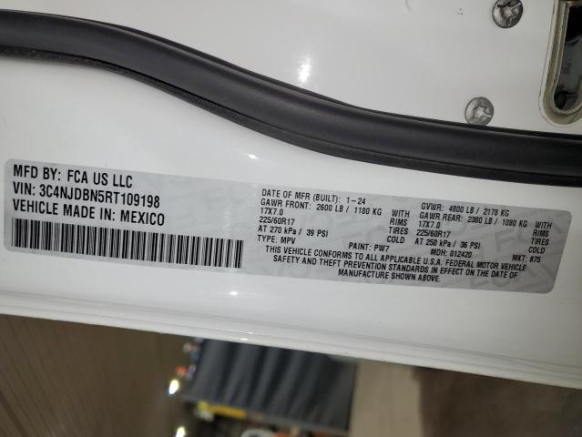 3C4NJDBN5RT109198 - 2024 JEEP COMPASS LATITUDE Սպիտակ լուսանկար 13