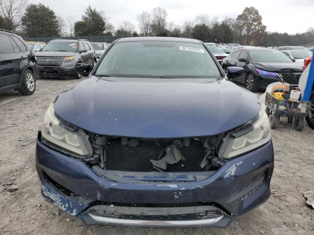 1HGCR2F34HA156968 - 2017 HONDA ACCORD LX BLUE photo 5