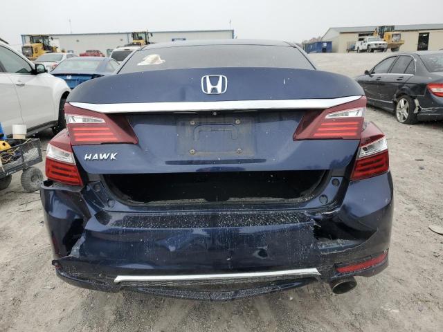 1HGCR2F34HA156968 - 2017 HONDA ACCORD LX BLUE photo 6