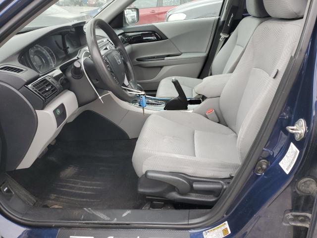 1HGCR2F34HA156968 - 2017 HONDA ACCORD LX BLUE photo 7