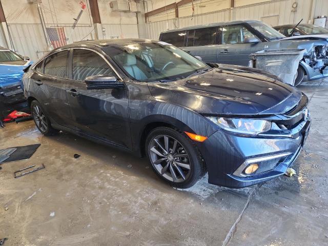 19XFC1F32ME004413 - 2021 HONDA CIVIC EX BLUE photo 4