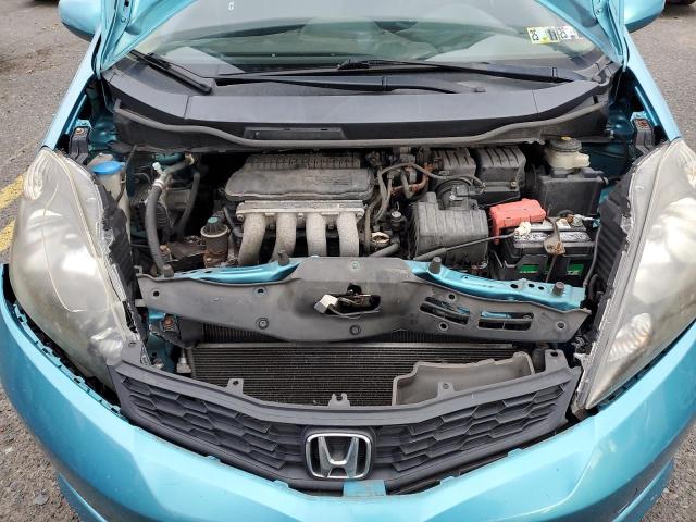 JHMGE8H56CC015750 - 2012 HONDA FIT SPORT TEAL photo 12