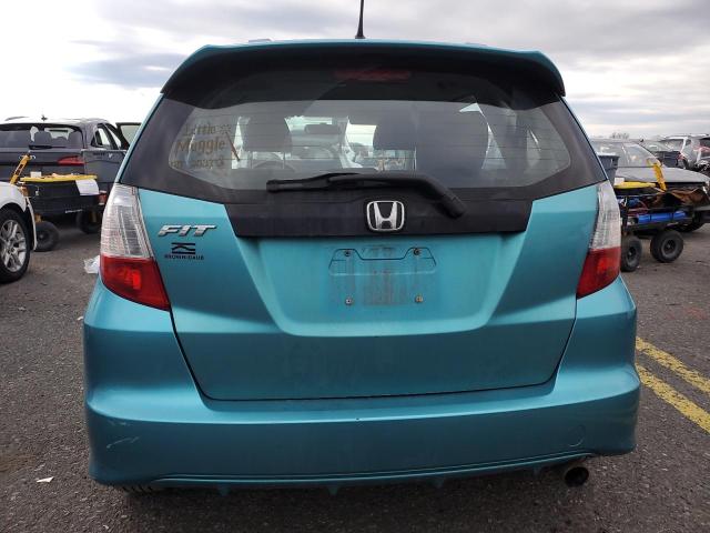 JHMGE8H56CC015750 - 2012 HONDA FIT SPORT TEAL photo 6