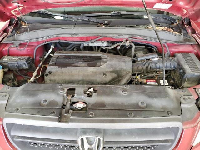 2HKYF18543H608909 - 2003 HONDA PILOT EXL BURGUNDY photo 12