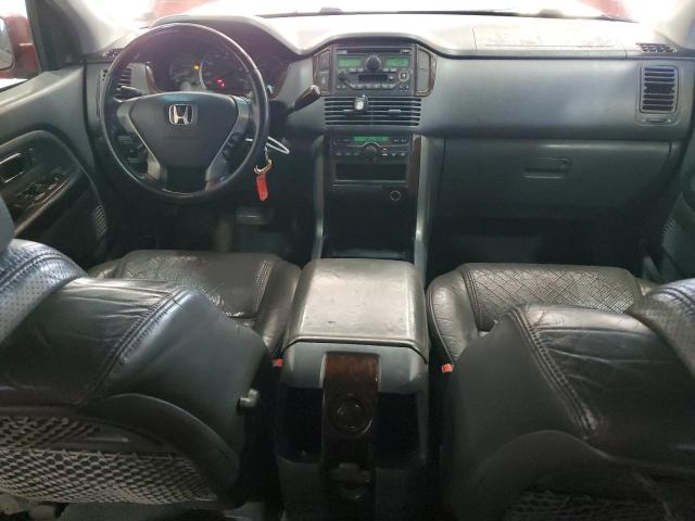 2HKYF18543H608909 - 2003 HONDA PILOT EXL BURGUNDY photo 8