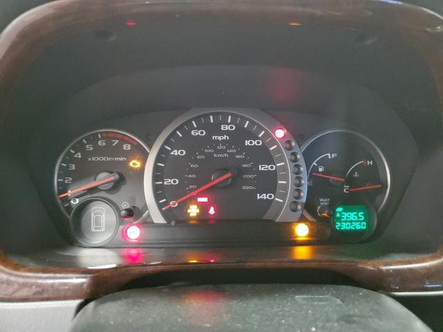 2HKYF18543H608909 - 2003 HONDA PILOT EXL BURGUNDY photo 9